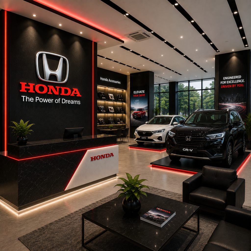 Honda Showroom Interior Fit-Out
