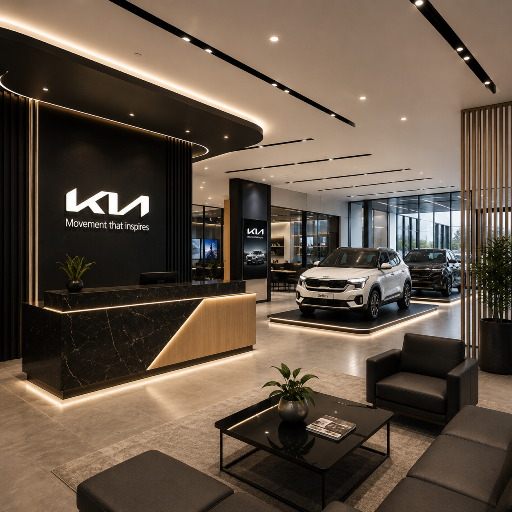Kia Showroom Interior Fit-Out