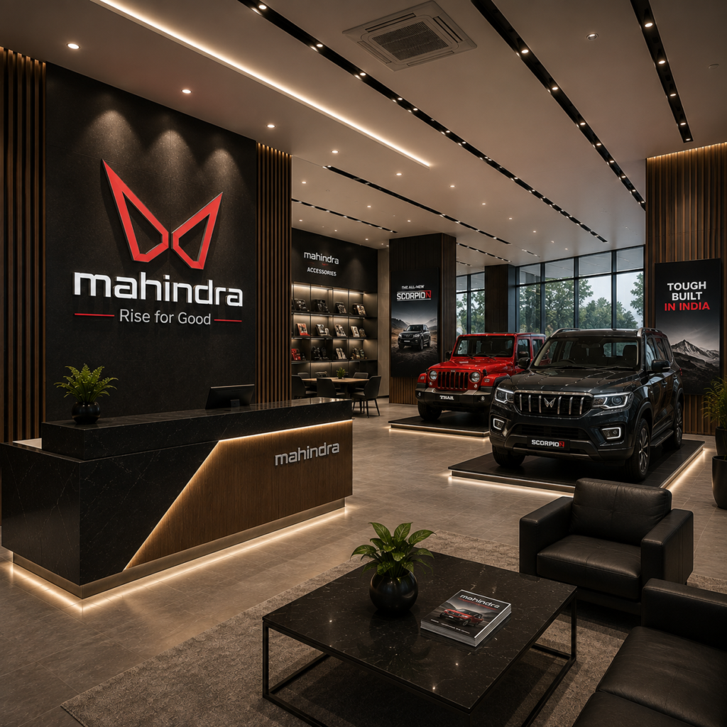 Mahindra Showroom Interior Fit-Out
