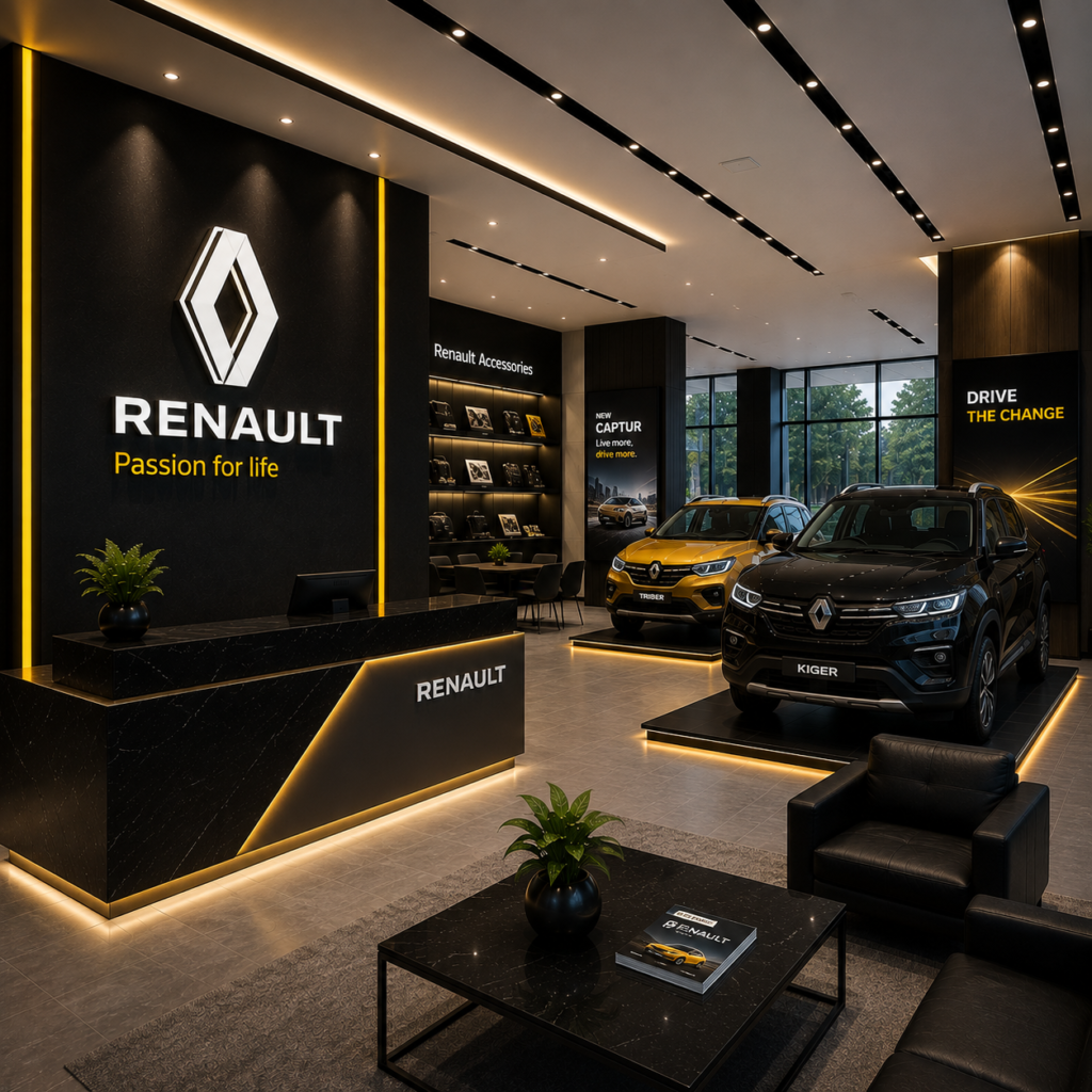 Renault Showroom Interior Fit-Out