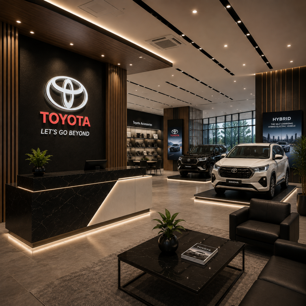 Toyota Showroom Interior Fit-Out